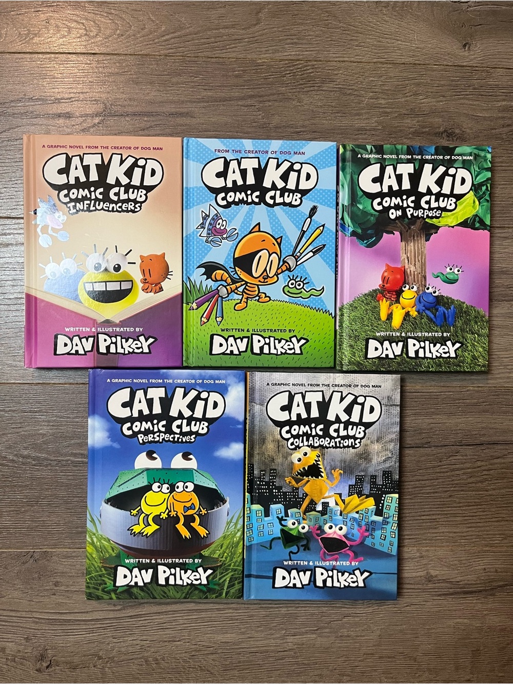 Cat Kid Comic Club Hardcover Book Kids Graphic Novels Assortment